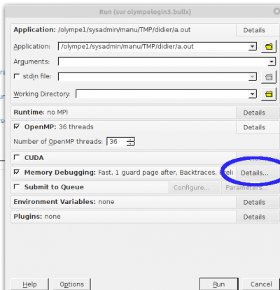 Configuration initiale
