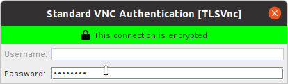 Standard VNC Authentication [TLSVnc]